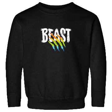 Discover LGBT Rainbow Flag Beast Sweatshirts