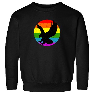 Discover Rainbow Hawk Sweatshirts