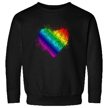 Discover Rainbow Heart Vintage <3 Sweatshirts