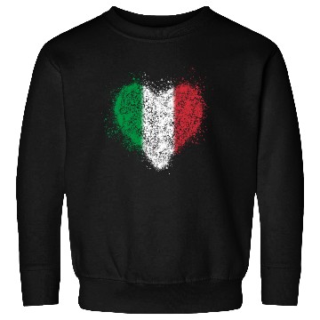 Discover Italian Heart Flag Vintage Sweatshirts