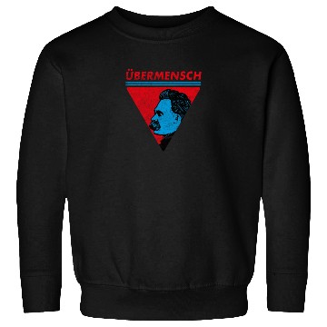 Discover Vintage Übermensch Nietzsche Philosophy Nihilism Sweatshirts