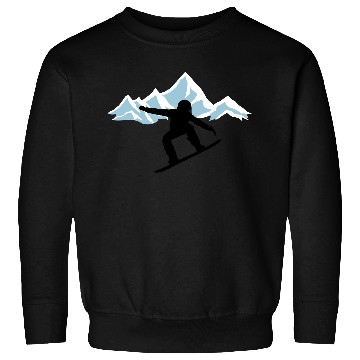 Discover Snowboarding and Mountains Sweatshirts