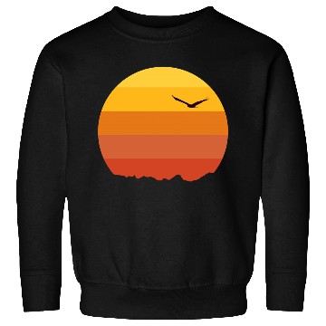 Discover Sunset Bird Silhouette Sun Sweatshirts