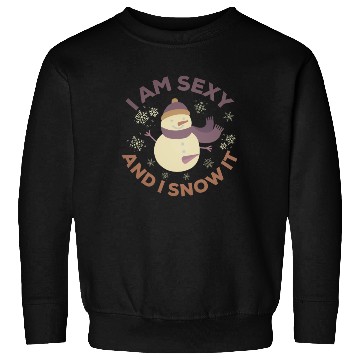 Discover Funny Sexy Snowman Slogan Gift christmas Sweatshirts