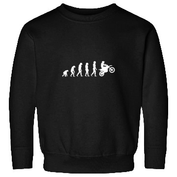 Discover Dirt Bike Motocross Evolution Darwin Gift Sweatshirts