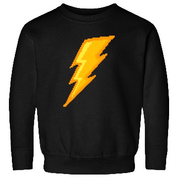 Discover Lightning bolt Pixel Sweatshirts