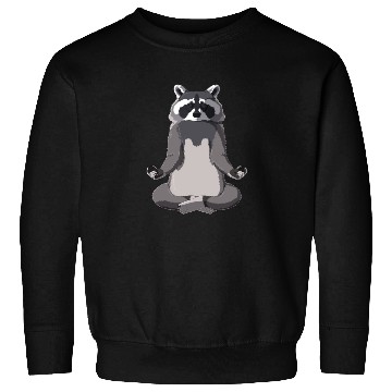 Discover Meditate Raccoon Sweatshirts