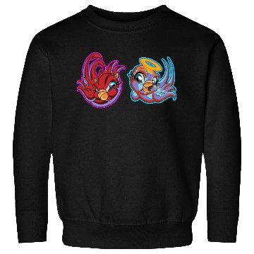 Discover bird heaven angel vs. bird hell devil Sweatshirts