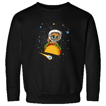 Discover Taco Cat In Space Sweatshirts Dancing Cat Taco