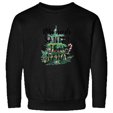 Discover Who needs Santa I have nana Sweatshirts