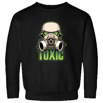 Discover Toxic, Gas Mask, Anti Virus, Bio Hazard, Survival Sweatshirts
