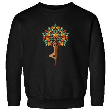 Discover Yoga Tree Yoga Instructor Gift Sweatshirts