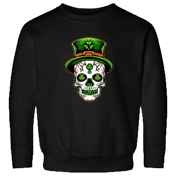 Discover Sugar Skull St Patricks Day Sweatshirts