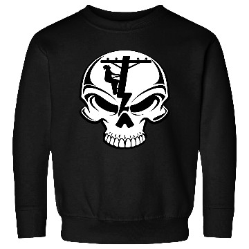 Discover Lineman Skull Sweatshirts
