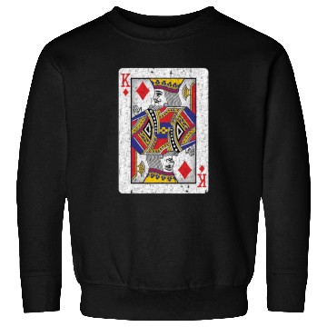 Discover king of diamonds playing card Sweatshirts
