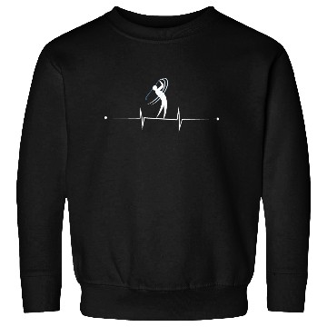 Discover Love golf heartbeat Youth Sweatshirts