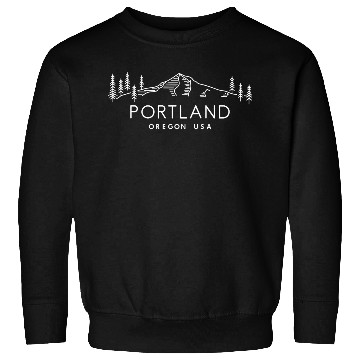 Discover Portland Oregon USA Sweatshirts