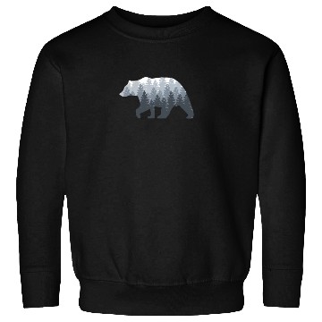 Discover Bear Forest Nature Woods Sweatshirts