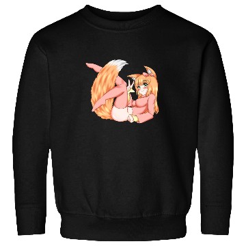 Discover Foxy girl hen Manga Anime Waifu japanese sexy Sweatshirts