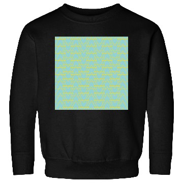 Discover Triangle Blue Yellow Sweatshirts