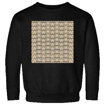 Discover Triangle Beige Black Sweatshirts