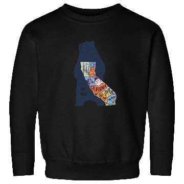 Discover Vintage California Bear EST 1850 Sweatshirts