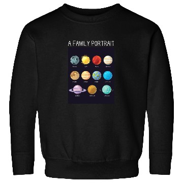Discover Outer Space Nerd Solar System Planets Sun Moon Sweatshirts