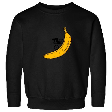 Discover banana downhill Biker Sweatshirts