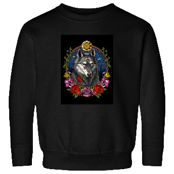 Discover Psychedelic Wolf Sweatshirts
