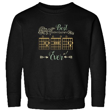 Discover Best Dad Ever Cool Guitar Chord Gifts Sweatshirts