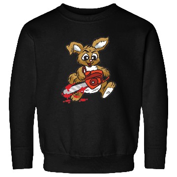 Discover BAD BUNNY WITH CHAINSAW Sweatshirts