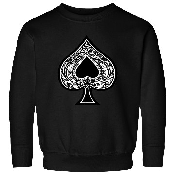 Discover Poker spade - King Spade - Poker card Sweatshirts