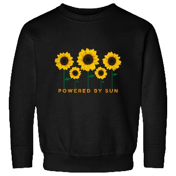 Discover Sunflower Powered By Sun Summer Gift Idea Sweatshirts