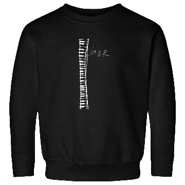 Discover jazz piano white 1 Sweatshirts