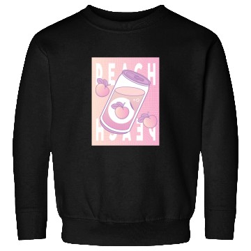Discover Peach Drink Aesthetic Vaporwave Japan Sweatshirts