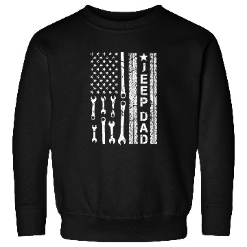 Discover Jeep Dad American Flag Sweatshirts