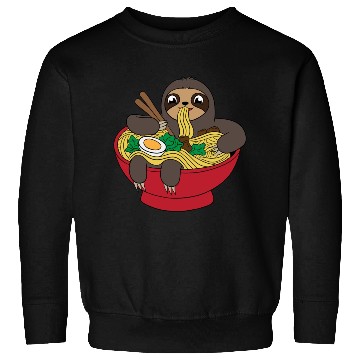 Discover Sloth Ramen Noodles For Animal Lovers Sweatshirts For