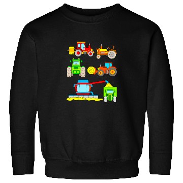 Discover Farm Tractors Kids Sweatshirts