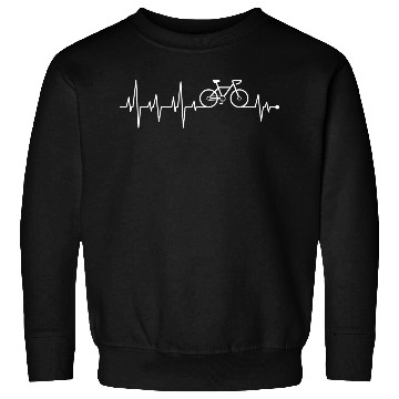Discover Heart Beat Bicycle Sweatshirts