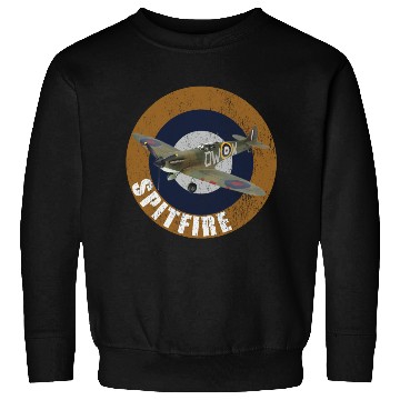 Discover Famous WW2 Planes Supermarine Spitfire Sweatshirts