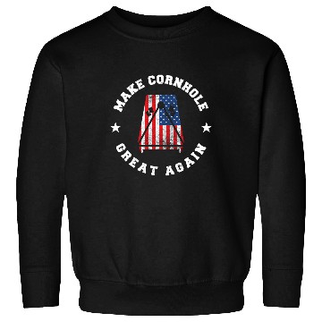 Discover Make Cornhole Great Again Funny USA Gift Sweatshirts