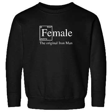 Discover Female The Original Iron Man Sweatshirts