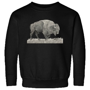 Discover Buffalo Drawing Sweatshirts