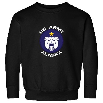 Discover US Army Alaska Polar Bear Patch Sweatshirts