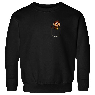 Discover Ape In The Pocket Gift Monkey Pocket Sweatshirts
