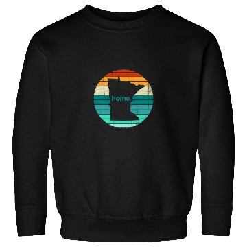 Discover Unique Vintage Retro Style Home State Minnesota - Sweatshirts