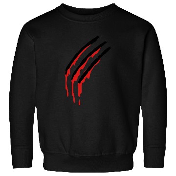 Discover three slashes with blood werewolf Sweatshirts