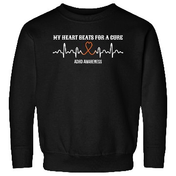 Discover Heart Beats- Adhd Awareness Sweatshirts