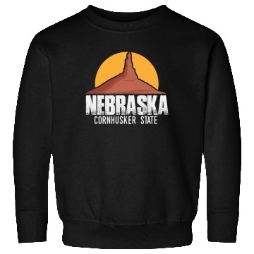 Discover Nebraska State | USA America States Chimney Rock Sweatshirts