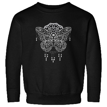 Discover Butterfly Mandala Dream catcher Beads Mandala Sweatshirts